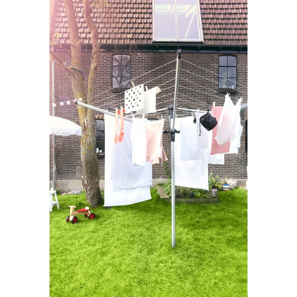 Uscător de rufe argintiu pentru grădină 50 m Lift-o-Matic Advance – Brabantia-image-1