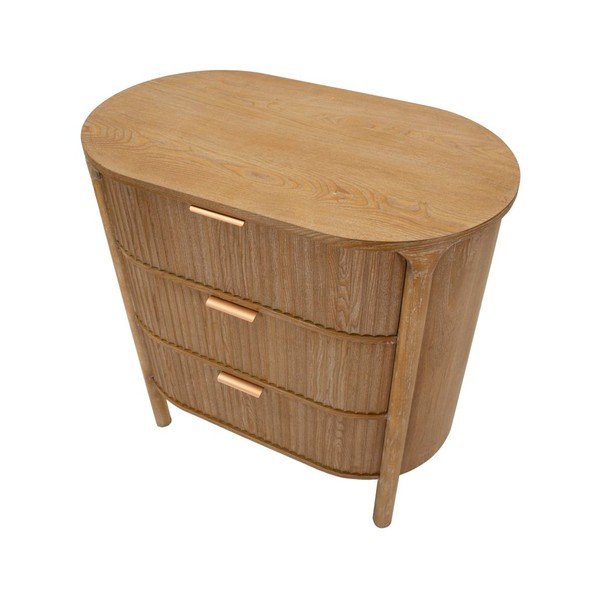 Comodă în culoare naturală din lemn de brad 80,5x82x47 cm Gothenburg – Mauro Ferretti-image-2