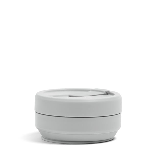 Cană de călătorie pliabilă Stojo Biggie Cashmere, 470 ml, gri-image-1