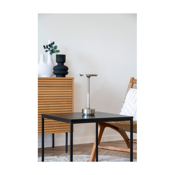 Veioză argintie LED (înălțime 28,5 cm) Lyneham – House Nordic-image-1