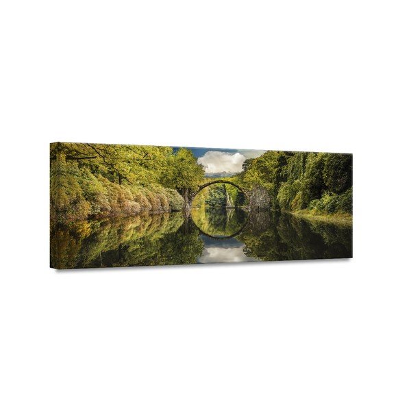 Tablou Styler Canvas Devil Bridge, 60 x 150 cm-image-1
