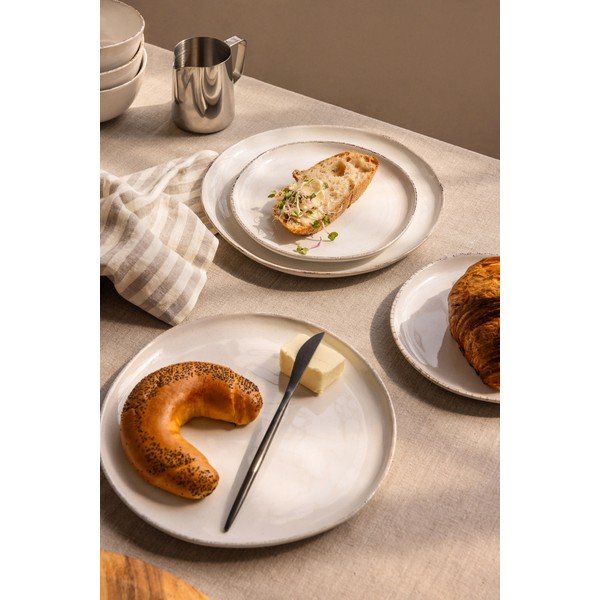 Serviciu de masă 24 buc. din gresie Snow Heart – Bonami Essentials-image-1