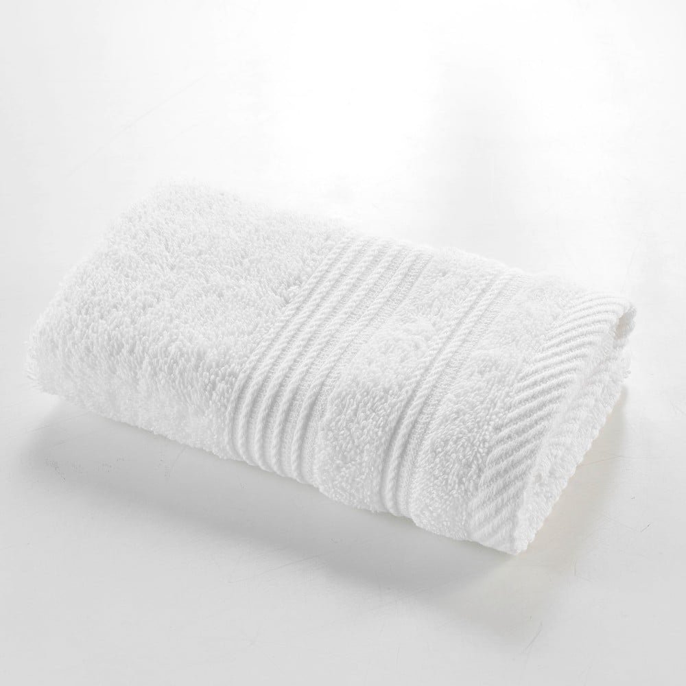 Prosop alb din bumbac din frotir 30x50 cm Tendresse – douceur d\'intérieur