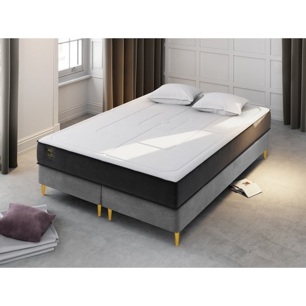 Saltea fermă/mediu-fermă din spumă reversibilă 180x200 cm Fabio – Milo Casa-image-1