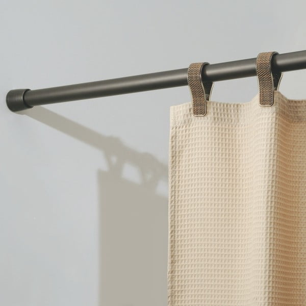 Bară perdea pentru cabina de duș cu lungime ajustabilă iDesign Rod, 198 - 275 cm, bronz-image-2