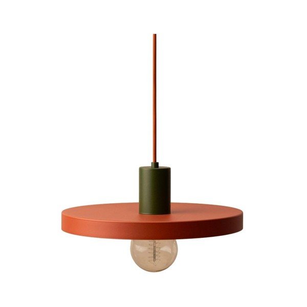 Lustră cărămizie din metal ø 30 cm Ori – Micadoni 
