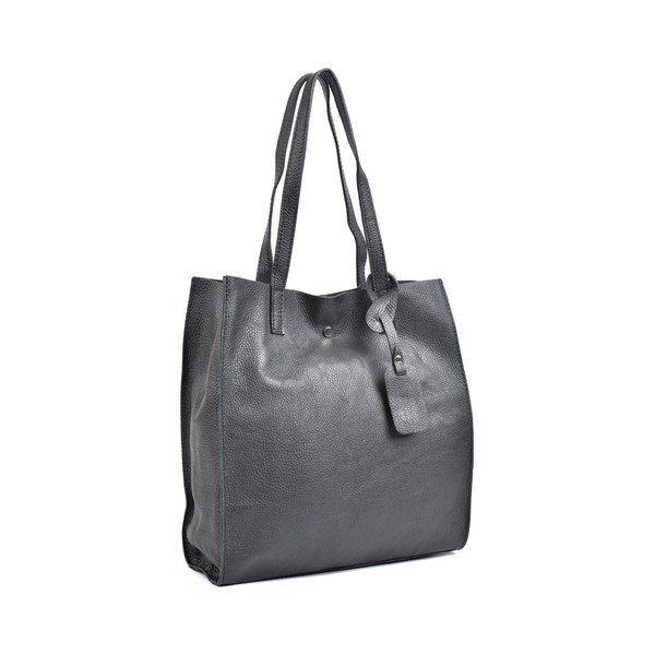 Geantă din piele Isabella Rhea Tote, negru-image-3