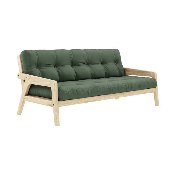 Canapea extensibilă verde 204 cm Grab - Karup Design-image-3