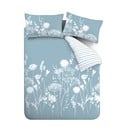Lenjerie de pat albă/albastră pentru pat de o persoană 135x200 cm Meadowsweet Floral – Catherine Lansfield