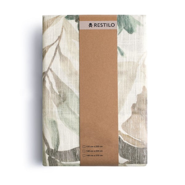 Draperie crem/albastru prăfuit 135x250 cm Celesta – Restilo-image-4