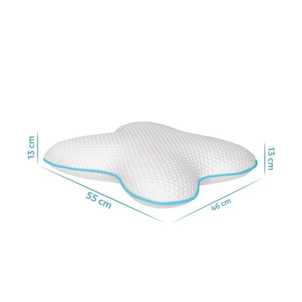 Pernă anatomică cu umplutură de spumă cu memorie 46x55 cm – Mila Home-image-4