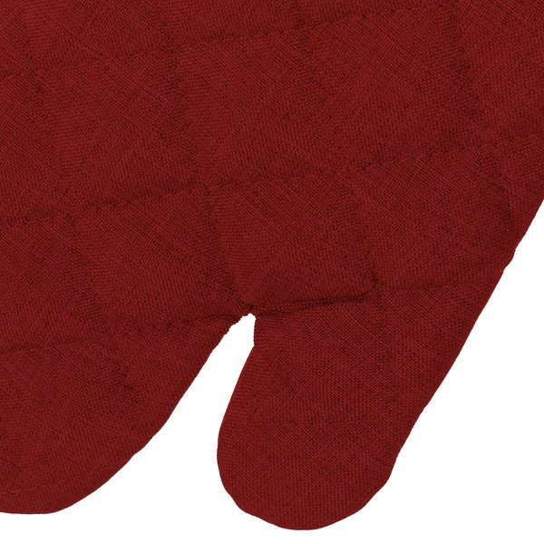 Set mănușă de bucătărie și suport termic roșu  Crimson Casa Selección-image-1