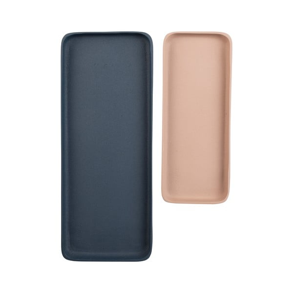 Tăvi decorative 2 buc. din metal 15,5x39,5 cm Rebel – Zuiver-image-2