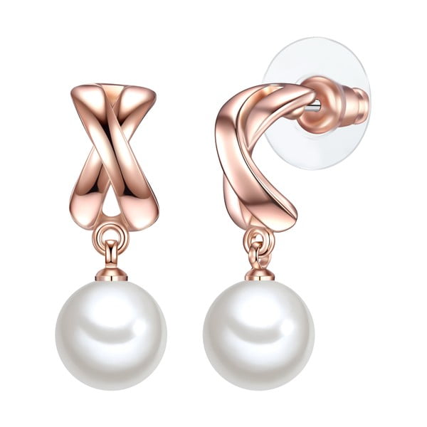 Cercei cu perle Hia, perla ⌀ 1 cm