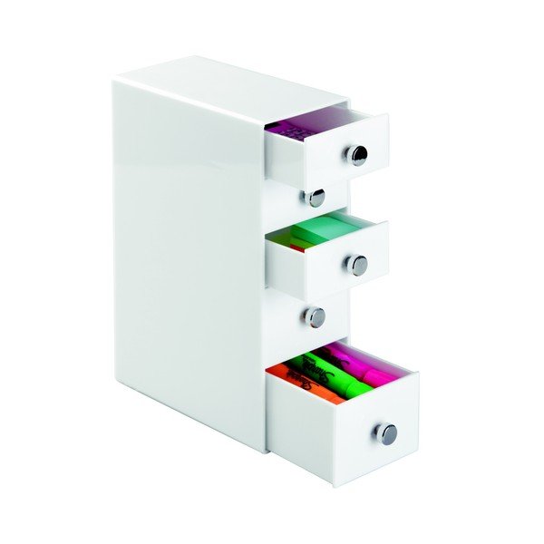 Dulăpior de depozitare cu sertare InterDesign Drawers Tower, înălțime 25,5 cm -image-4