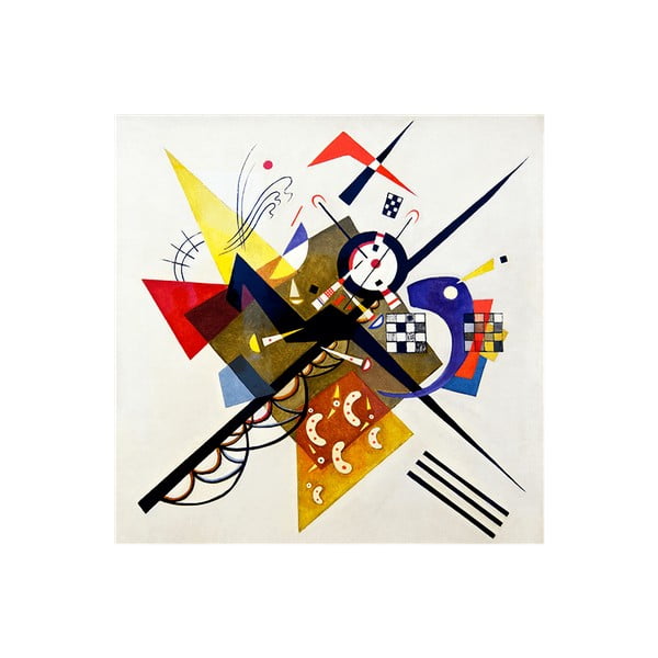 Tablou reproducere Vasili Kandinski, În alb, 45 x 45 cm