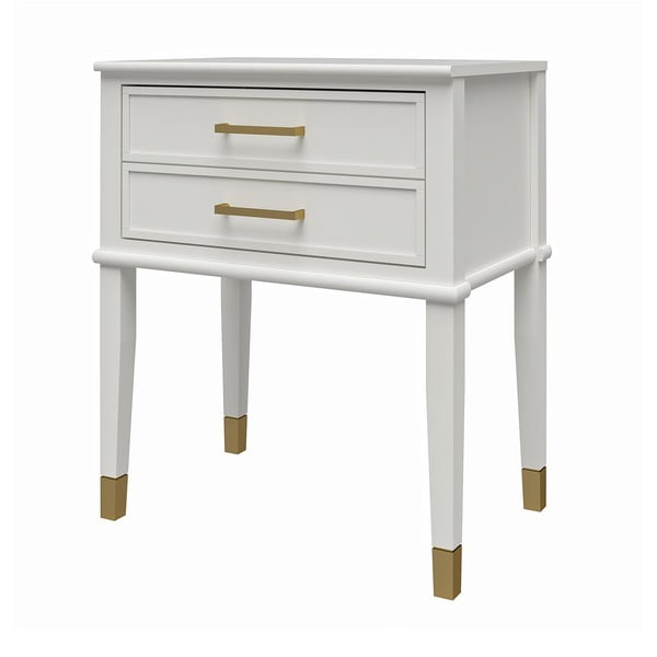 Noptieră albă Westerleigh – CosmoLiving by Cosmopolitan-image-4