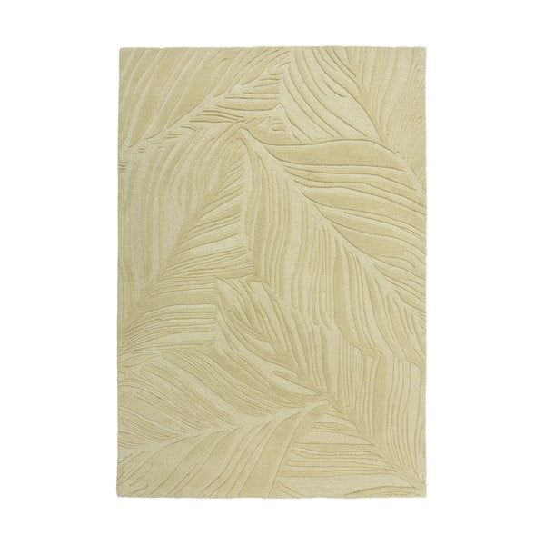 Covor verde din lână 200x290 cm Lino Leaf – Flair Rugs