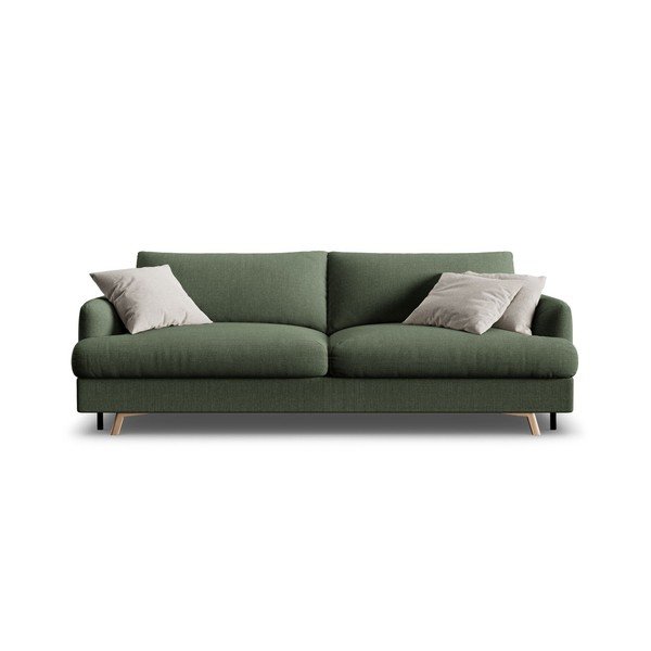 Canapea verde extensibilă/cu spațiu de depozitare 233 cm Naomi – Micadoni -image-1