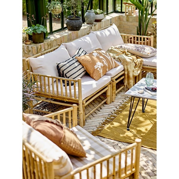 Modul de canapea de grădină  natural  (partea  stângă ) Korfu – Bloomingville-image-1