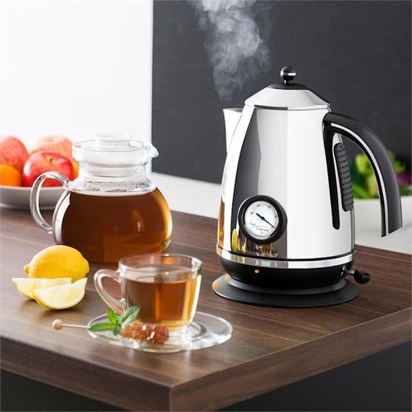 Fierbător Klarstein Aquavita Chalet, argintiu-image-1