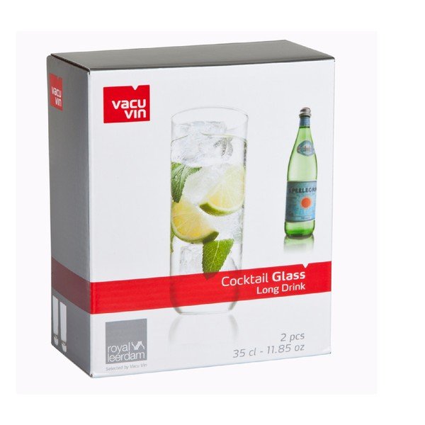 Set 2 pahare înalte Vacu Vin, 350 ml-image-1