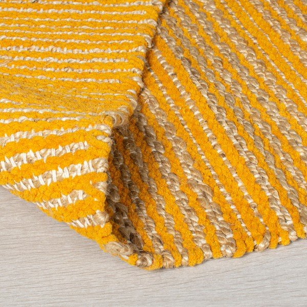 Covor din iută Flair Rugs Equinox, 160 x 230 cm, galben-image-1