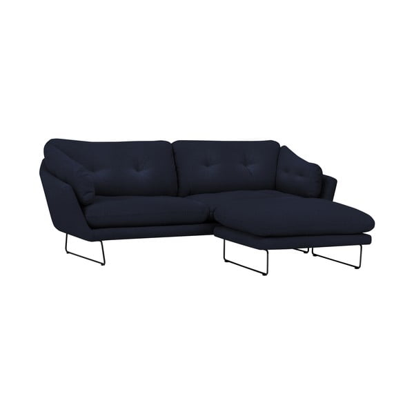 Set canapea cu puf Windsor & Co Sofas Comet, albastru închis-image-1