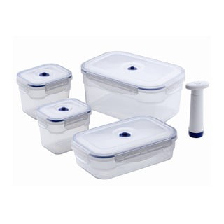 Set 4 recipiente pentru stocare alimente Compactor Food Saver