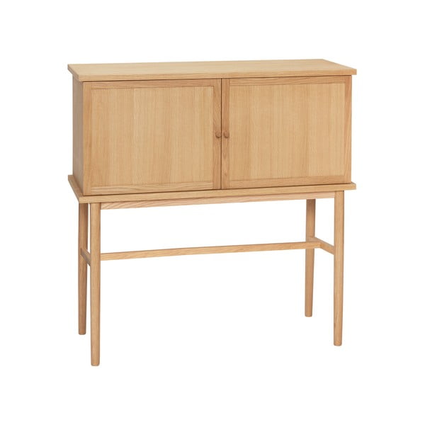 Dulap în culoare naturală cu aspect de lemn de stejar 90x90 cm Dash – Hübsch-image-2