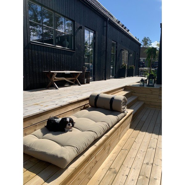 Fotoliu extensibil adecvat pentru exterior Karup Design Design OUT™ Buckle Up Beige, bej-image-1