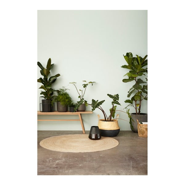 Set 2 ghivece Hübsch Kello, negru-image-1