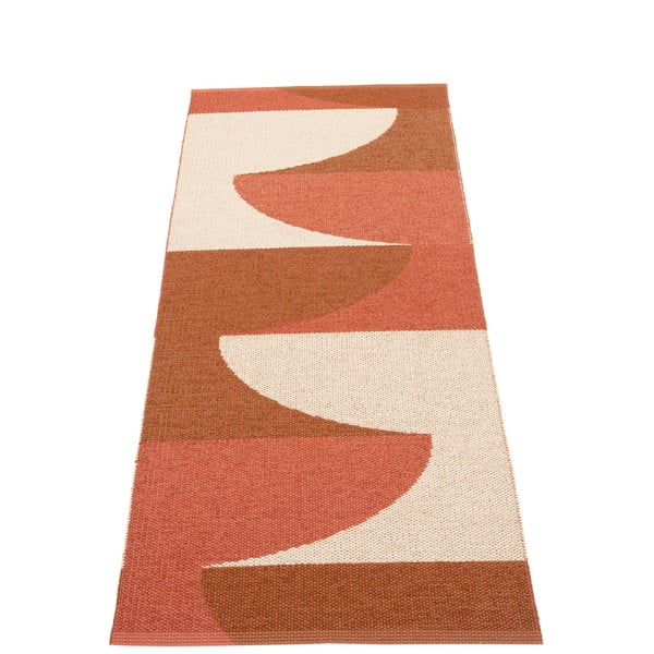 Covor tip traversă pentru interior și exterior cărămiziu 70x180 cm Hill Brick Rust – Pappelina-image-2