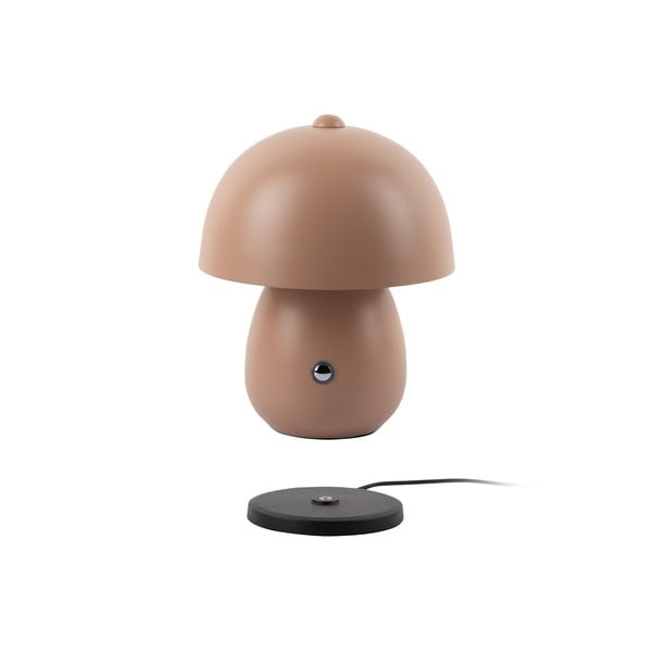 Veioză maro deschis LED cu abajur din metal (înălțime 18 cm) Mono LED – Leitmotiv-image-1