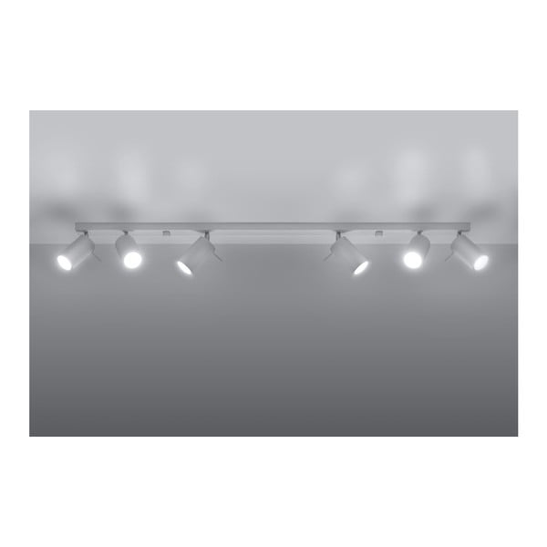 Lustră Sollux Etna 6L, alb-image-3