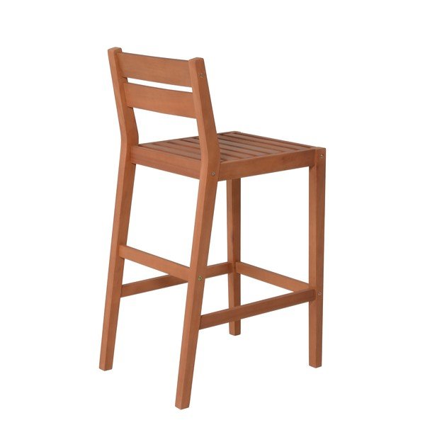 Set de bar de grădină în culoare naturală din lemn de eucalipt pentru 4 persoane Maine – Garden Pleasure-image-4