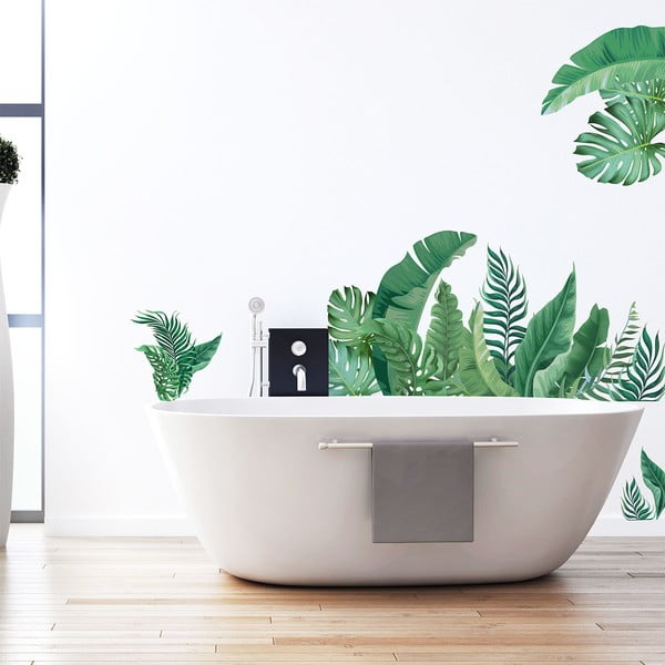 Autocolant de perete 60x90 cm Tropical Leaves – Ambiance-image-4