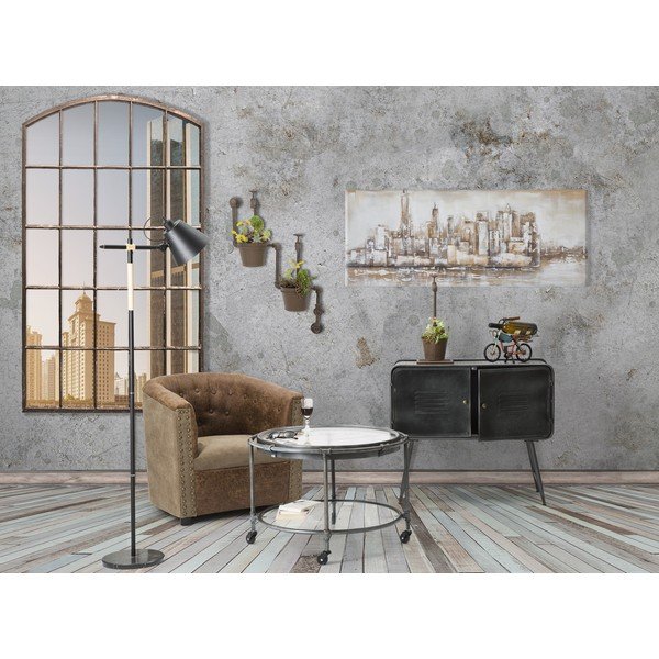 Set 2 dulapuri metalice Mauro Ferretti School Couple, negru-image-1
