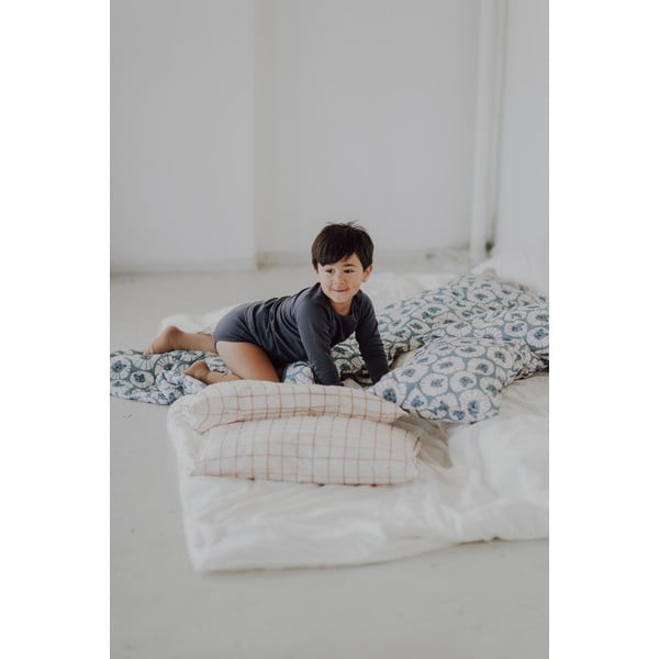 Set pentru pătuț albastru Denim Lions – Malomi Kids-image-3