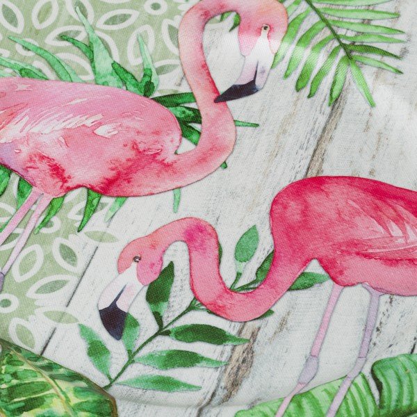 Set 4 farfurii Unimasa Flamingos-image-1
