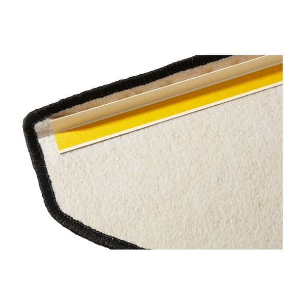 Covorașe pentru scări negre cu bandă adezivă 15 buc. 23x65 cm Fancy – Hanse Home-image-3