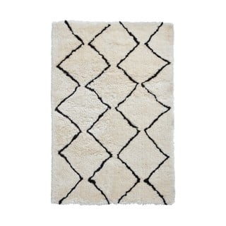 Covor Think Rugs Morocco Dark, 150 x 230 cm, bej-negru