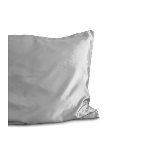 Față de pernă din micropercal Sleeptime Skin Care, 60 x 70 cm, argintu