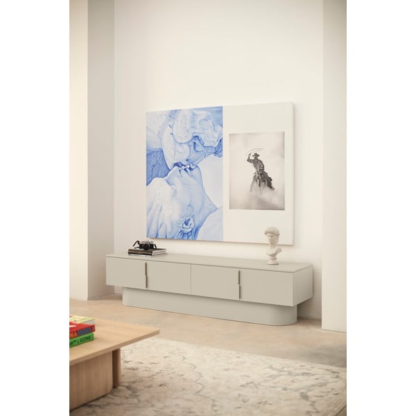 Comodă TV  bej 200x50 cm Totem – Teulat-image-1