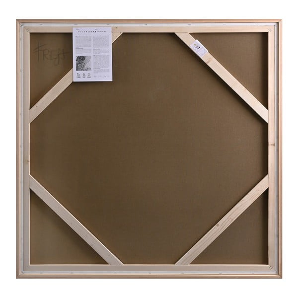 Tablou pictat manual 100x100 cm Trace Of Nature – Malerifabrikken-image-2