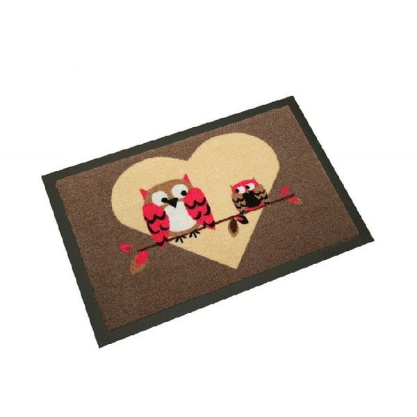 Covoraș intrare Hanse Home Owls, 40x60 cm, gri-image-1