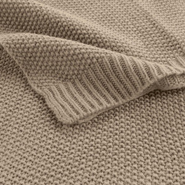Pătură tricotată 125x150 cm Tricotine – douceur d'intérieur-image-2