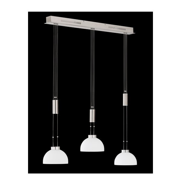 Lustră neagră LED cu intensitate reglabilă din metal Avignon – Fischer & Honsel-image-1