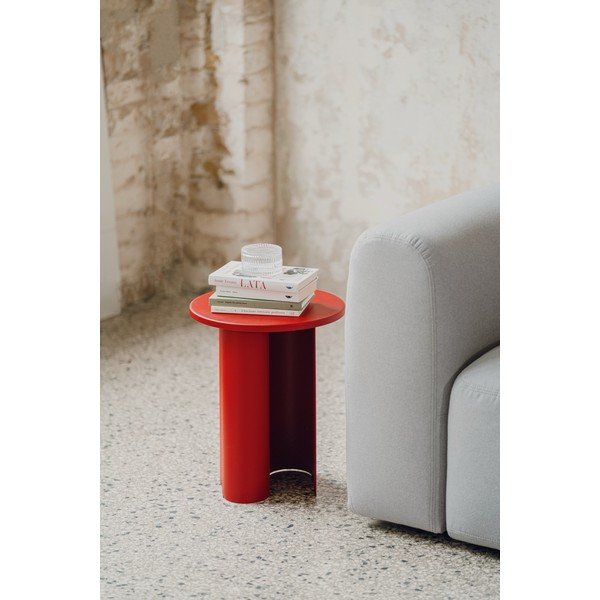 Măsuță auxiliară rotundă din metal ø 35 cm Sato – noo.ma-image-2