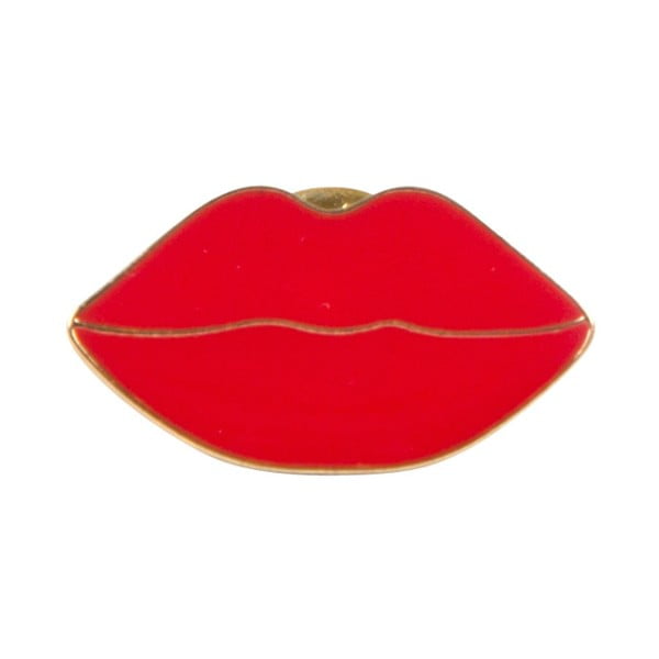 Broșă Sass & Belle Red Lips